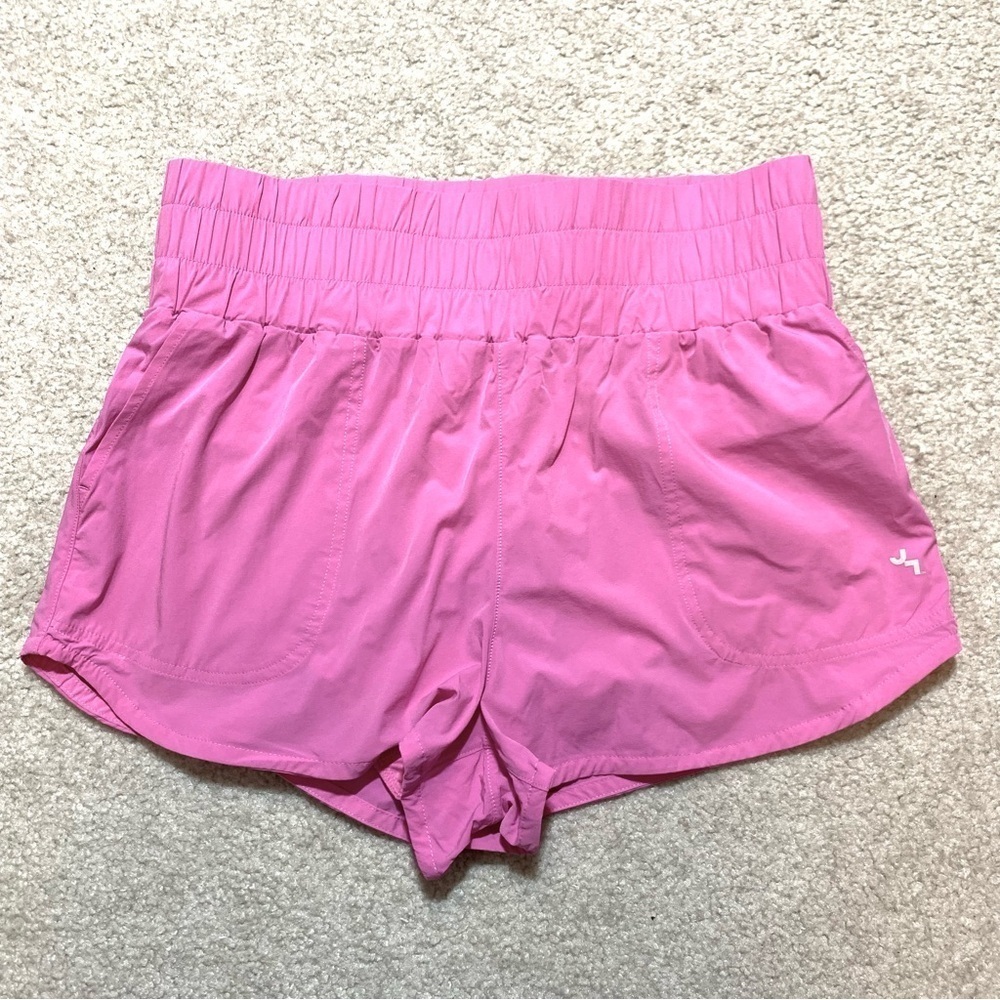 JoyLab Pink Athletic Shorts with Elastic Waistband Women Medium